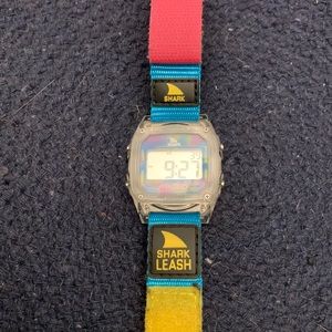 Shark Freestyle Watch with alternate yellow band option